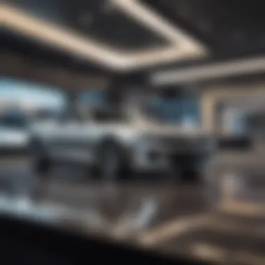 Opulent Interior of Mike Moore Chevrolet Showroom Luxurious interior of Mike Moore Chevrolet showroom