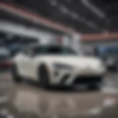 Luxurious Toyota Showroom Interior