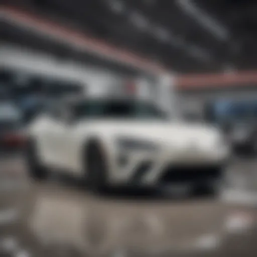 Luxurious Toyota Showroom Interior