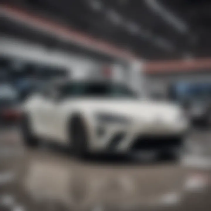Luxurious Toyota Showroom Interior
