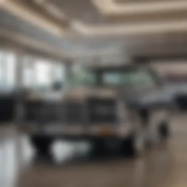 Elegance of a Lincoln Dealership Interior Luxurious Lincoln dealership interior showcasing elegance and sophistication