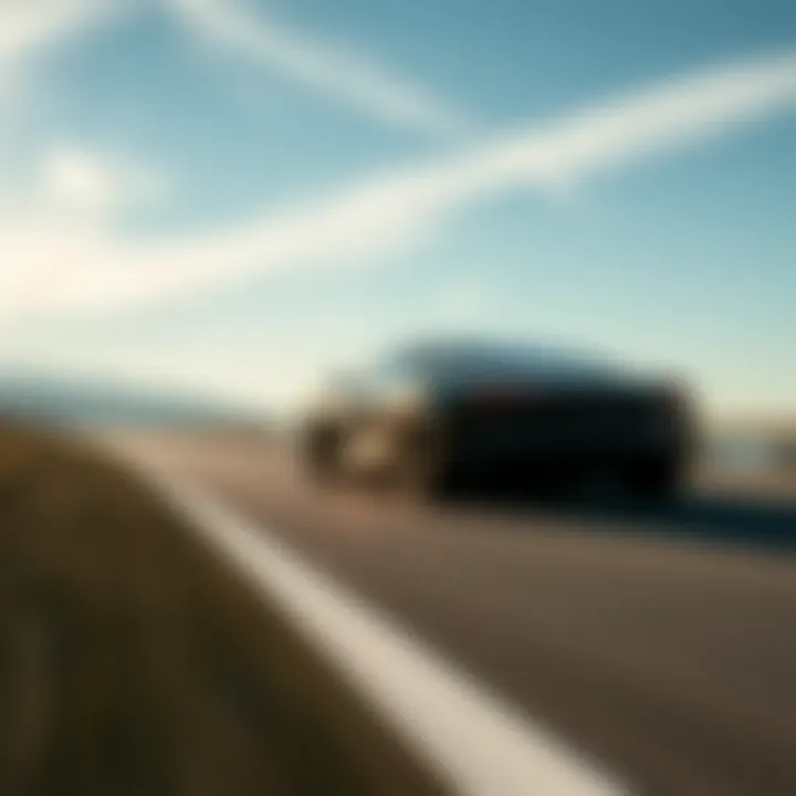 Lucid Air: Performance on the Open Road Lucid Air in motion on a scenic highway