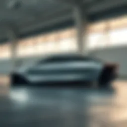 Sleek profile of Lucid Air showcasing its aerodynamic design