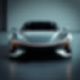 Exterior view of Lucid Motors Air showcasing its sleek aerodynamic design