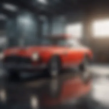 Luxurious Car Showcase Luxurious car at Manheim auction