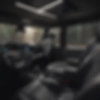 Luxurious interior of GMC Hummer EV