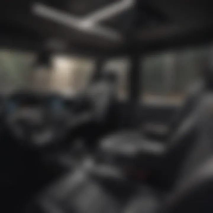 Luxurious interior of GMC Hummer EV