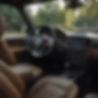 Luxurious interior of a Jeep model at McGovern Newton