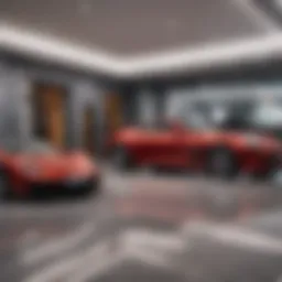 Luxurious Interior of Terry Morris Used Cars Showroom