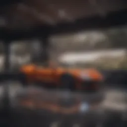 Luxurious Pedder Auto Group showroom interior
