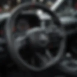 Luxury Carbon Fiber Steering Wheel