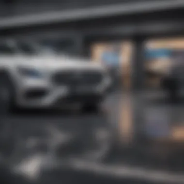 Elegance and Sophistication at Mercedes Showroom Luxurious Mercedes showroom in St. Louis