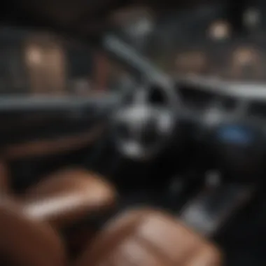 Opulent Interior of a Five-Star Mitsubishi Used Car Luxury Mitsubishi used car interior