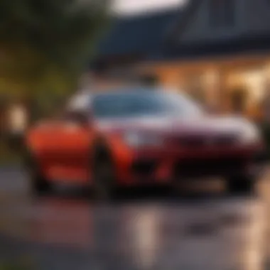 Elegance in the Twilight: Discovering Luxury Pre-Owned Cars Luxury Pre-Owned Vehicle at Sunset