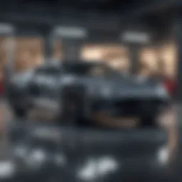 Luxury vehicle at Napleton Ellwood City dealership