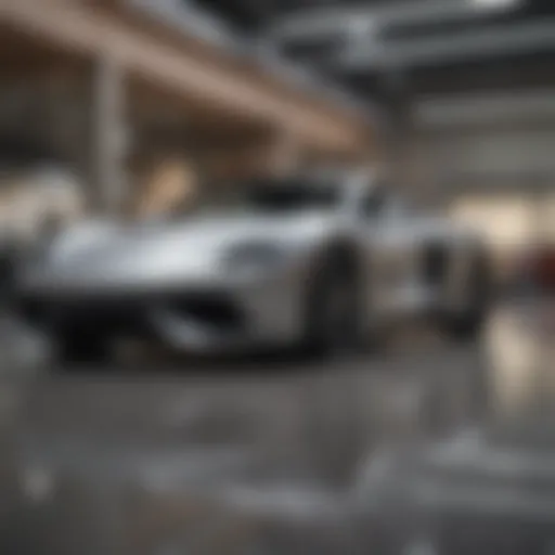 Luxurious Mancari Dealership showroom displaying elegant vehicles