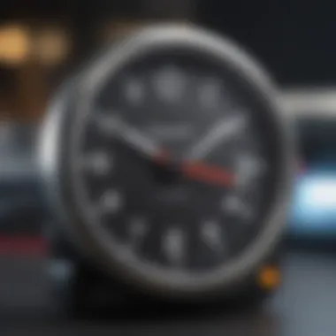 Service Hours Convenience Clock displaying service hours to emphasize customer convenience