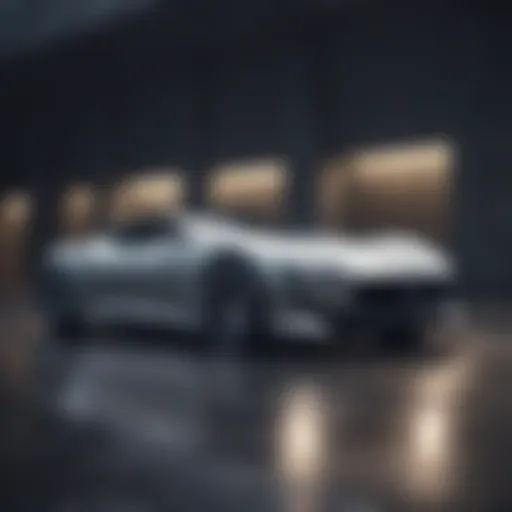 Maserati electric vehicle concept showcasing sleek design