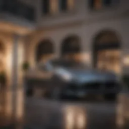 Elegant Maserati in Luxury Setting