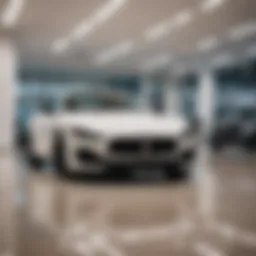 Luxurious Maserati showroom in Florida