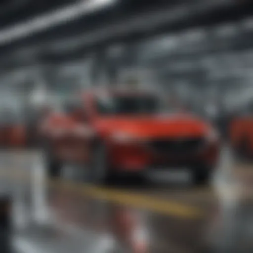 Mazda Manufacturing Plant Exterior