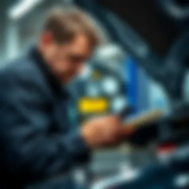 Expert Installation of Parts A mechanic ensuring proper installation of automotive components