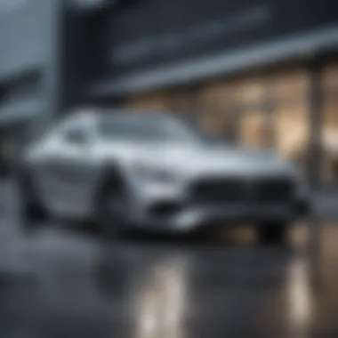 Sleek Exterior Design of a Mercedes Dealership in Ann Arbor Mercedes dealership exterior in Ann Arbor