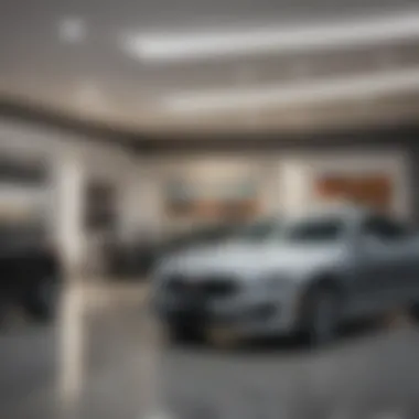 Customer Service Area at Michael's Cadillac Customer service area inside Michael's Cadillac