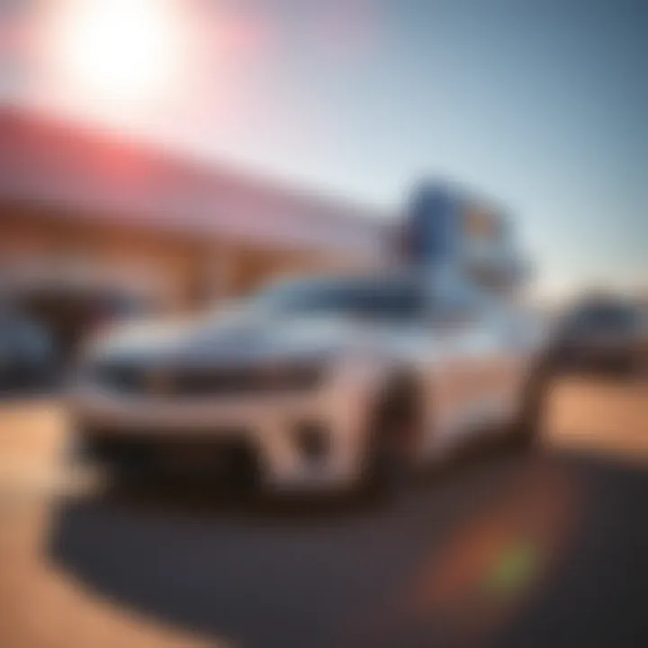 Community event showcasing MKS vehicles at Smith Chevy.