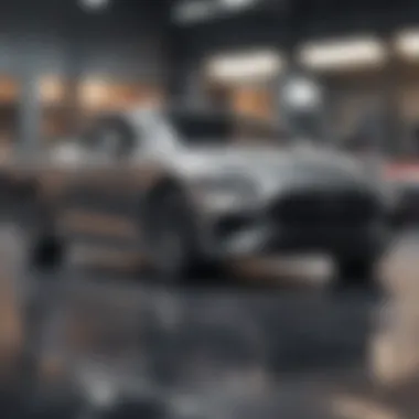 Model Car Display at Automotive Expo