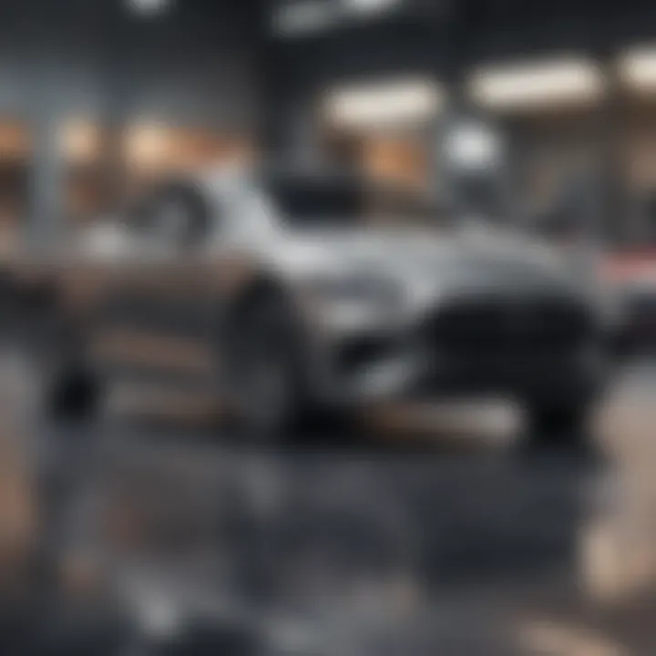Model Car Display at Automotive Expo