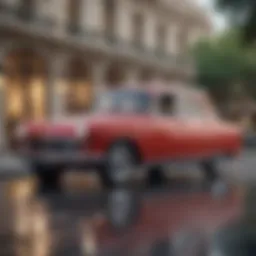 The elegant exterior design of the Monaco Holiday Rambler showcasing its refined aesthetics