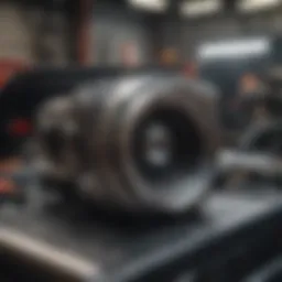 A detailed inspection of a vehicle's engine