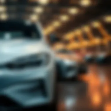 Graph depicting market trends in cash car purchases