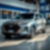 A sleek Hyundai vehicle showcased in a local dealership in Canton, GA