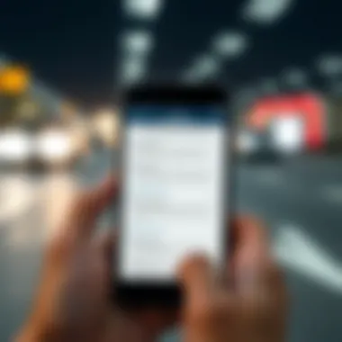 OnStar Mobile App Cancellation Options A smartphone displaying the OnStar mobile app with cancellation options