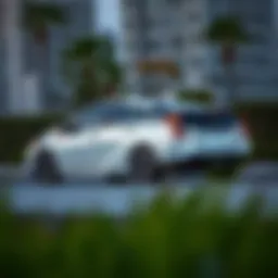 Nissan Prius Hybrid exterior design showcasing aerodynamics