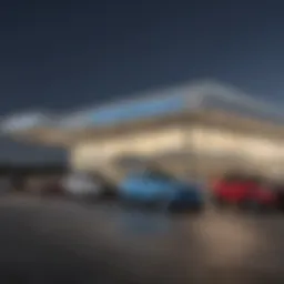 Exterior view of Northstar Chevrolet dealership showcasing its modern architecture.