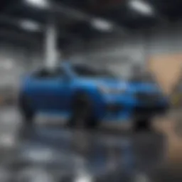 Artistic representation of Subaru service excellence in Charlottesville
