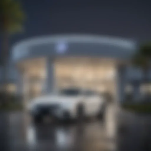 Exterior view of Osteen Volkswagen dealership in Jacksonville