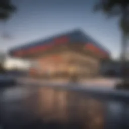Exterior view of Peter Boulware Toyota dealership showcasing modern architecture