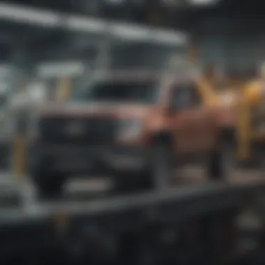 GM Pickup Truck Assembly Line showcasing Precision Engineering