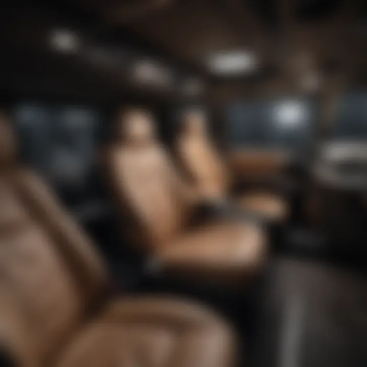 Premium Interior of a New Hummer