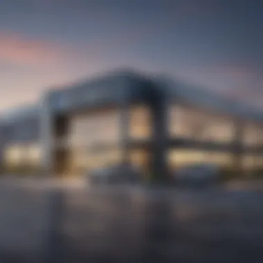 Exterior view of Randy Marion Buick dealership showcasing its modern architecture.