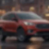 Sleek exterior design of the redesigned Ford Escape