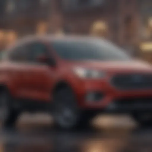 Sleek exterior design of the redesigned Ford Escape
