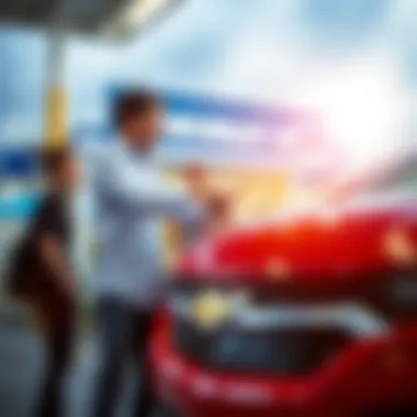 Customer interaction at Reed Lallier Chevrolet Service Department