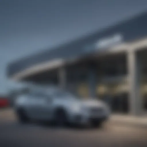 Exterior view of Reeves Subaru showcasing the service center