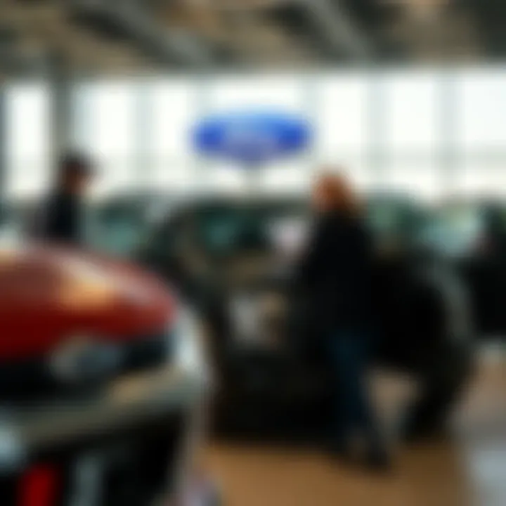 Reynolds Ford Customer Service Excellence Customer service team at Reynolds Ford assisting clients