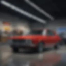 Showroom of Ricart Auto Mall showcasing a variety of used cars